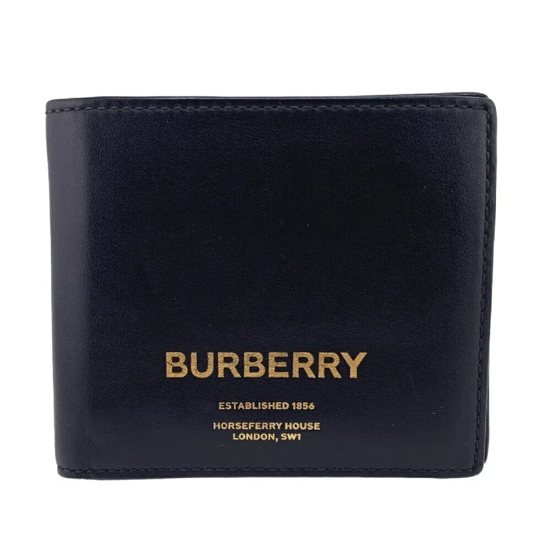 Burberry bags for sophisticated wardrobes -THOMAS BURBERRY Thomas Burberry Bi-fold Wallet Black Men's