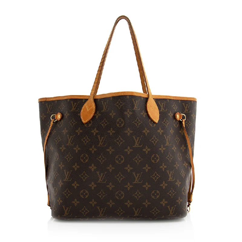 Louis Vuitton luxury bags with classic patterns -Louis Vuitton Monogram Canvas Neverfull MM Tote (SHF-bYXT4W)