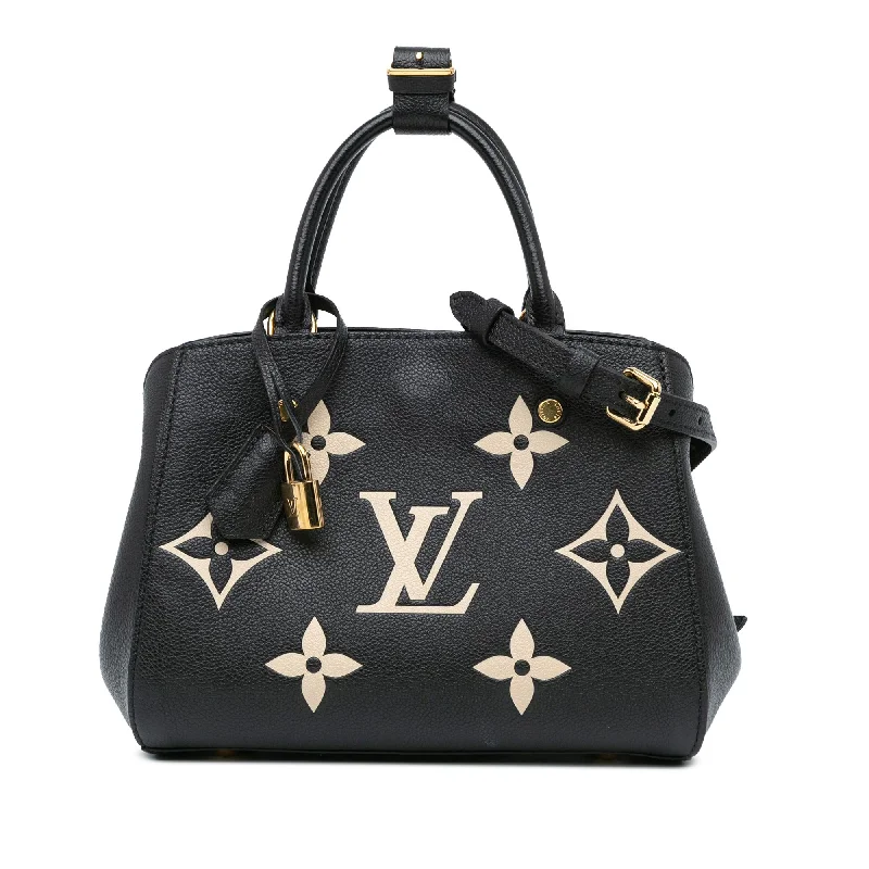 Louis Vuitton designer handbags for sale -Louis Vuitton Bicolor Monogram Empreinte Giant Montaigne BB (SHG-9GwO0U)