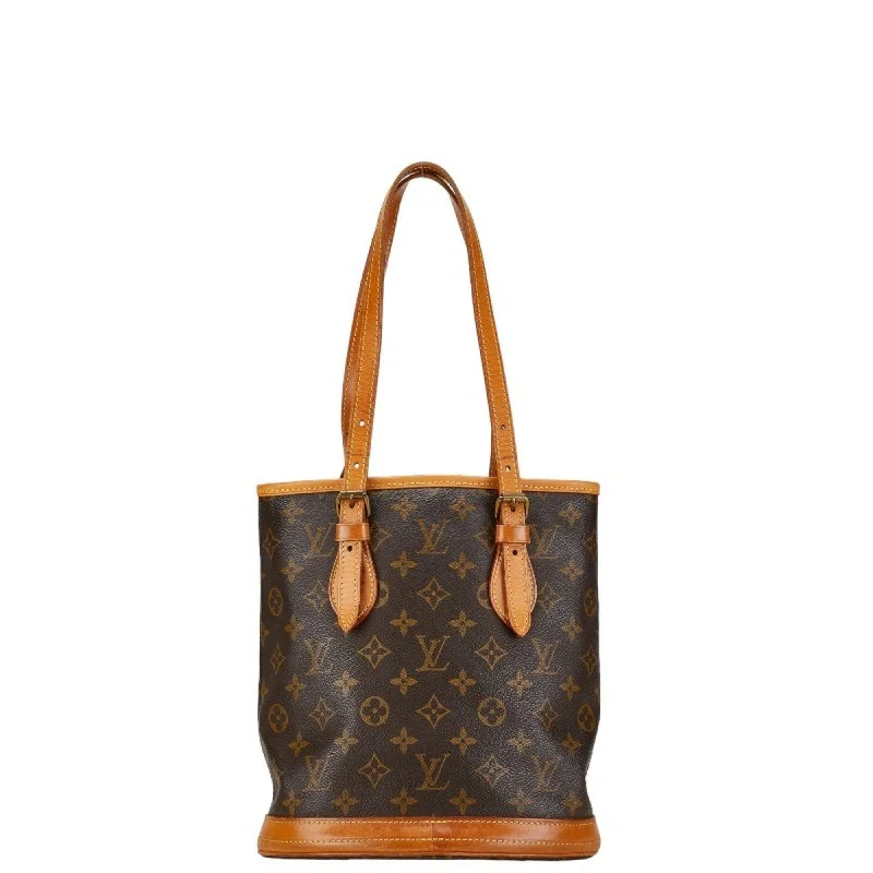 Buy Louis Vuitton leather handbags online -LOUIS VUITTON Bucket PM Shoulder Bag