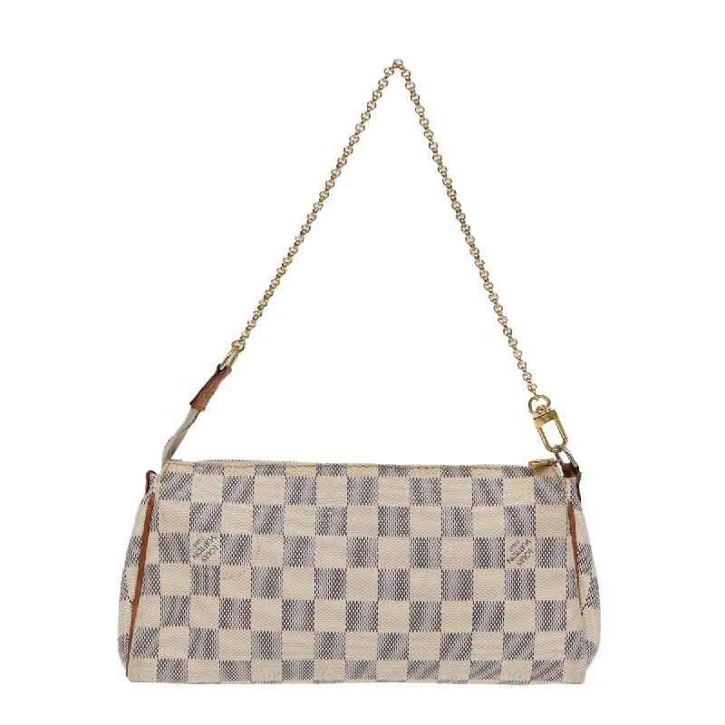 Louis Vuitton luxury bags with sophisticated charm -LOUIS VUITTON Damier Azur Eva Shoulder Bag 2way N55214 LV 85433