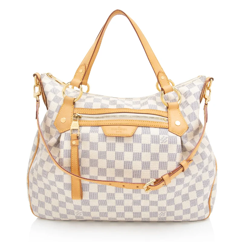 Louis Vuitton bags for exclusive luxury -Louis Vuitton Damier Azur Evora MM Tote (SHF-hDLcg6)