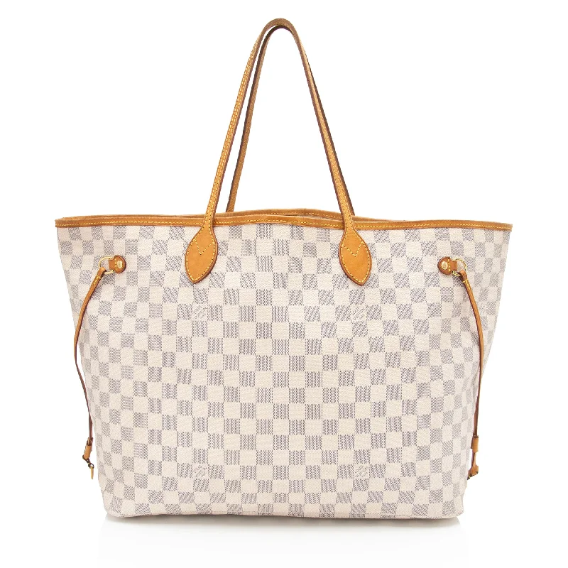 Louis Vuitton bags with creative embellishments -Louis Vuitton Damier Azur Neverfull GM Tote - FINAL SALE (SHF-Rlef9y)