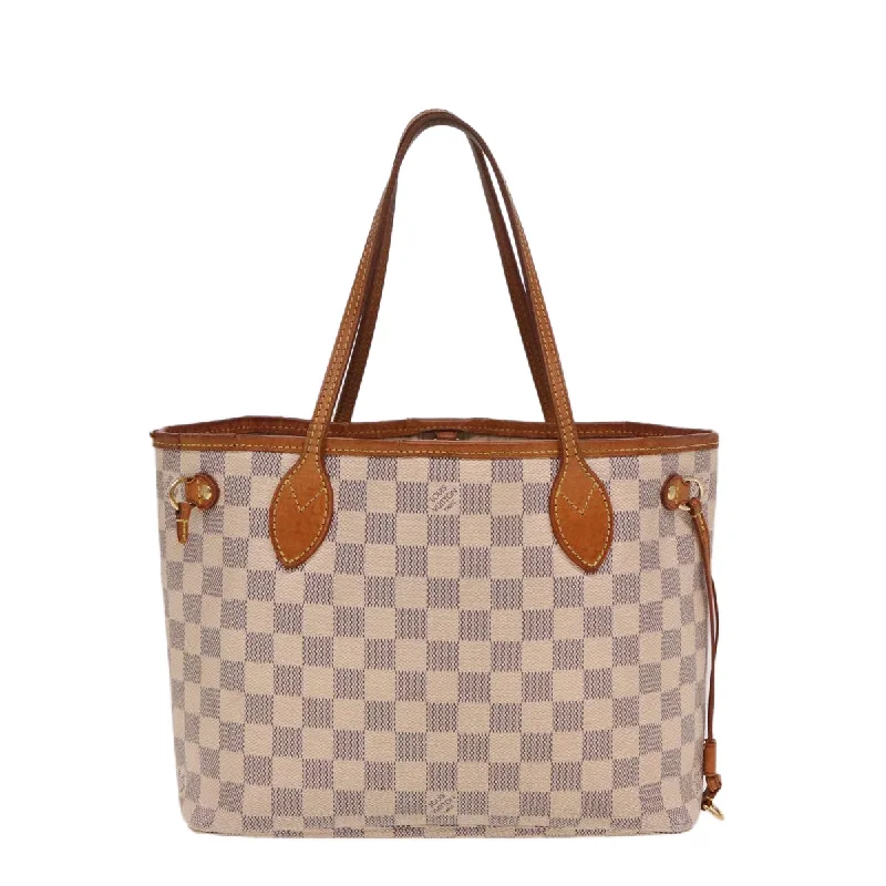 Louis Vuitton bags for professional use -LOUIS VUITTON Damier Azur Neverfull PM Tote Bag N41362 LV 78433