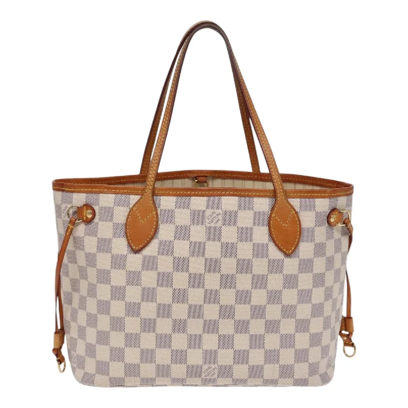 Louis Vuitton handbags for exclusive buyers -LOUIS VUITTON Damier Azur Neverfull PM Tote Bag N41362 LV 85801