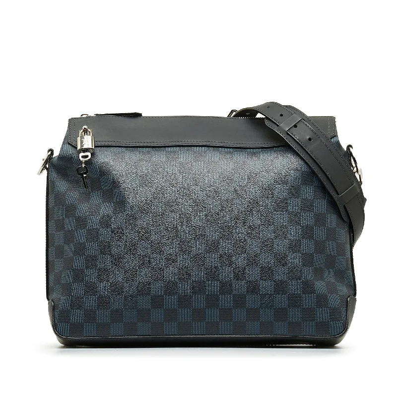 Louis Vuitton bags with exquisite leather -Louis Vuitton Damier Cobalt Greenwich Messenger (SHG-oQgFX8)