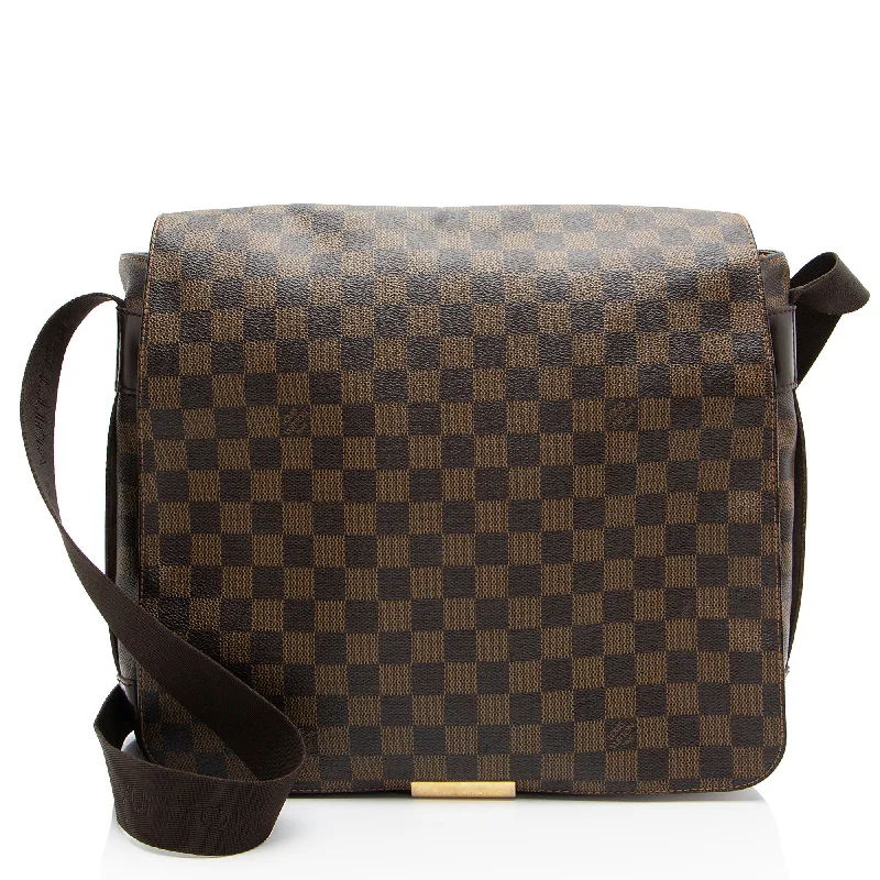 Louis Vuitton handbags with smooth texture -Louis Vuitton Damier Ebene Bastille Messenger (SHF-glEHcc)