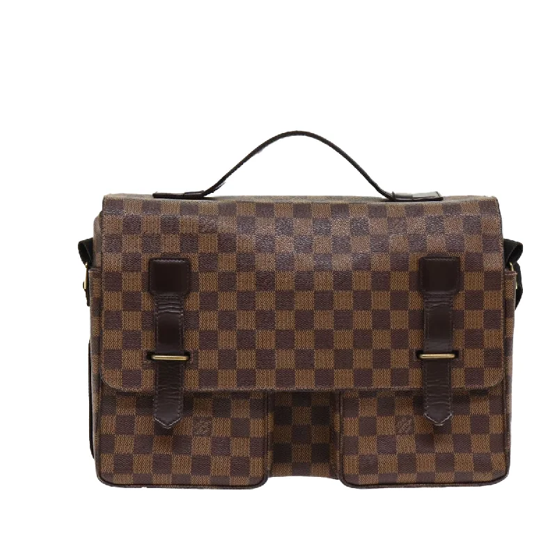 Louis Vuitton luxury bags with refined finishes -LOUIS VUITTON Damier Ebene Broadway Shoulder Bag N42270 LV yb664