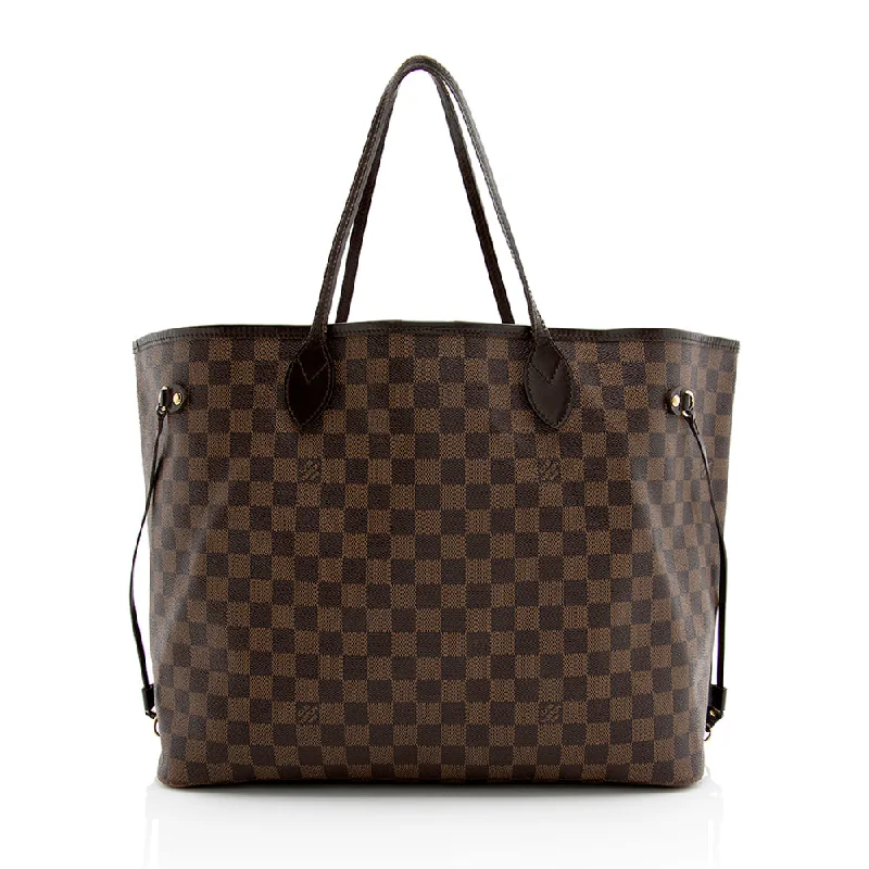 Louis Vuitton bags for fashionable women -Louis Vuitton Damier Ebene Neverfull GM Tote (SHF-21139)