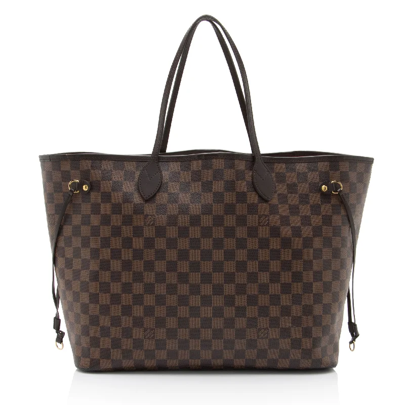 Louis Vuitton handbags with chic hardware -Louis Vuitton Damier Ebene Neverfull GM Tote (SHF-6HcWL8)