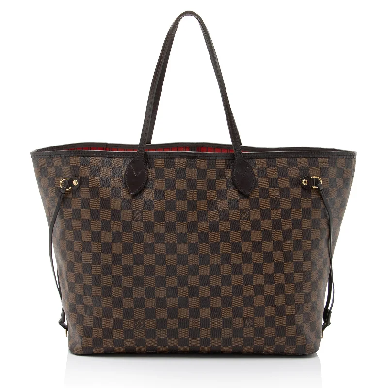 Louis Vuitton bags for glamorous occasions -Louis Vuitton Damier Ebene Neverfull GM Tote (SHF-R1eZqm)