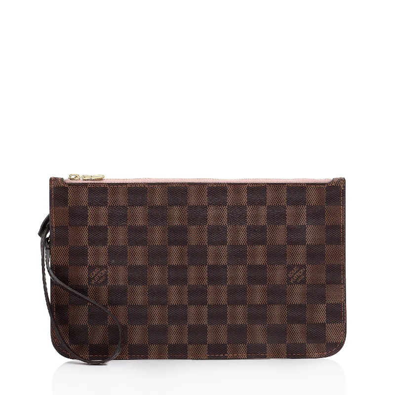 Louis Vuitton bags for modern women -Louis Vuitton Damier Ebene Neverfull MM Pochette (SHF-OvClNn)