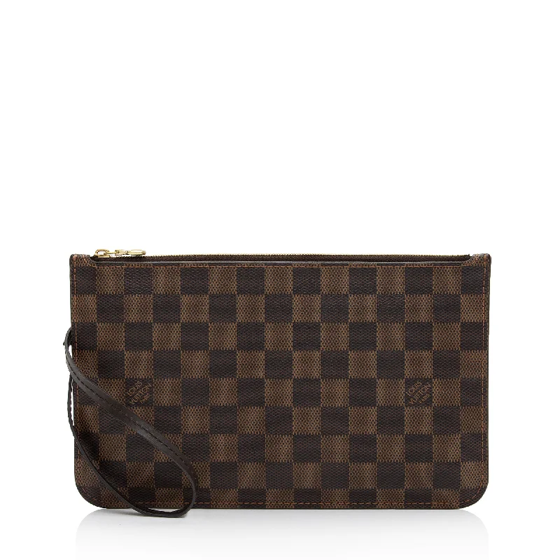 Louis Vuitton bags for the luxury fashionista -Louis Vuitton Damier Ebene Neverfull MM Pochette (SHF-xwv0zy)