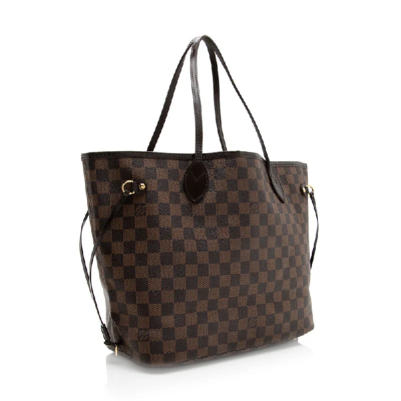 Louis Vuitton totes with timeless appeal -Louis Vuitton Damier Ebene Neverfull MM Tote (SHF-20011)