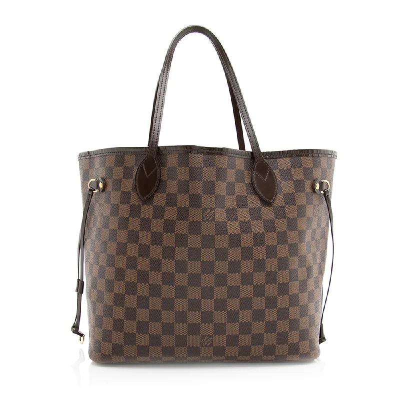 Louis Vuitton bags for refined taste -Louis Vuitton Damier Ebene Neverfull MM Tote (SHF-20389)