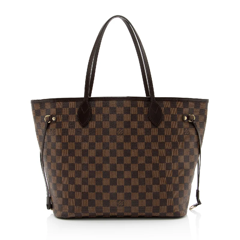 Louis Vuitton bags with modern leather styles -Louis Vuitton Damier Ebene Neverfull MM Tote (SHF-jXsB0m)