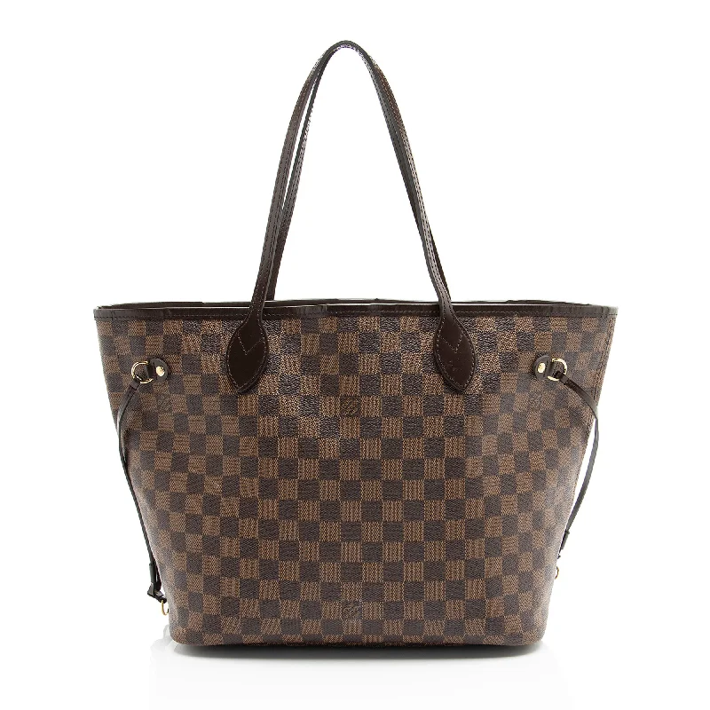 Louis Vuitton handbags with timeless craftsmanship -Louis Vuitton Damier Ebene Neverfull MM Tote (SHF-m9oBzp)