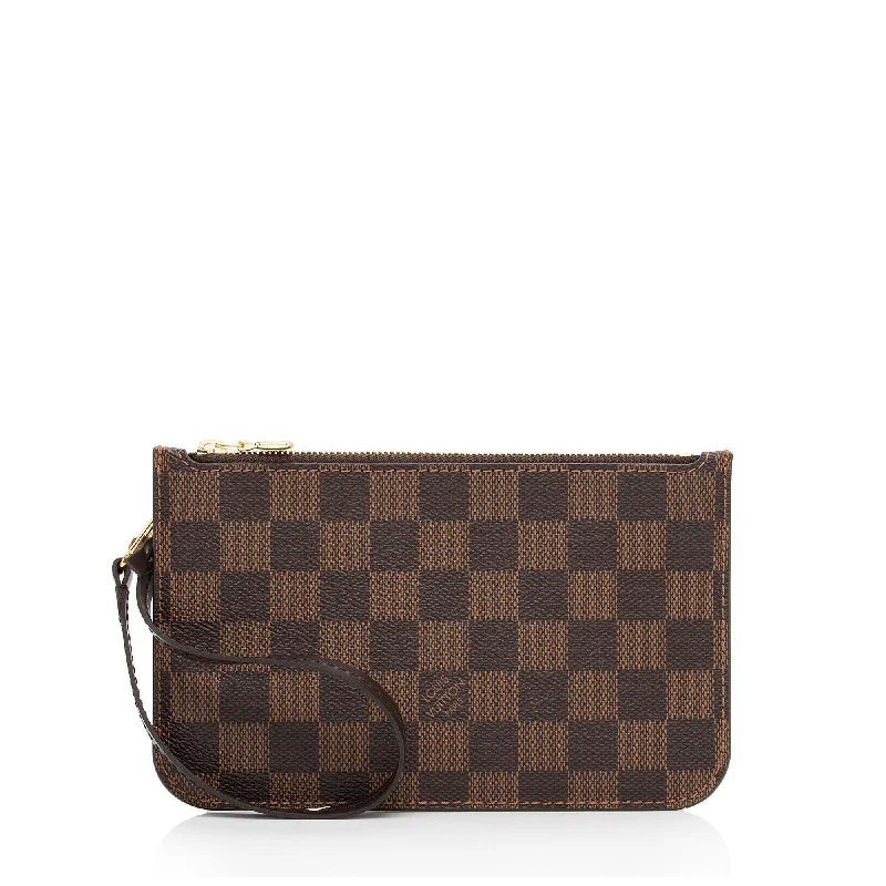 Louis Vuitton handbags with classic charm -Louis Vuitton Damier Ebene Neverfull PM Pochette (SHF-qYwBLi)