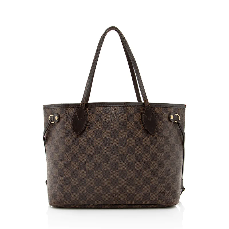 Louis Vuitton handbags for elegant women -Louis Vuitton Damier Ebene Neverfull PM Tote - FINAL SALE (SHF-19822)