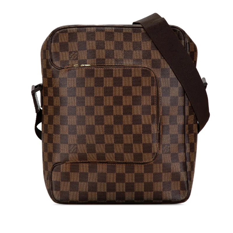 Louis Vuitton bags with chic and sleek designs -Louis Vuitton Damier Ebene Olav MM (SHG-DN2jmG)