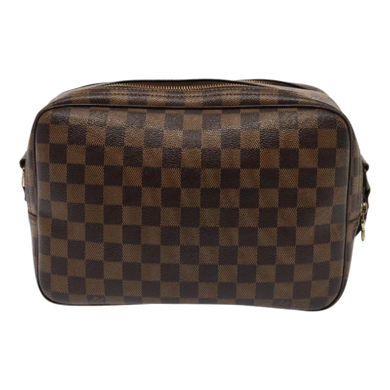 Louis Vuitton handbags for timeless elegance -LOUIS VUITTON Damier Ebene Reporter PM Shoulder Bag N45253 LV 86960