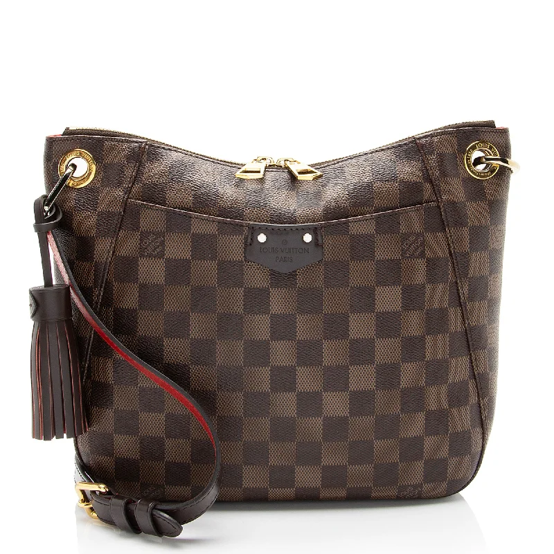 Louis Vuitton bags with designer appeal -Louis Vuitton Damier Ebene South Bank Besace Shoulder Bag (SHF-hqeufh)