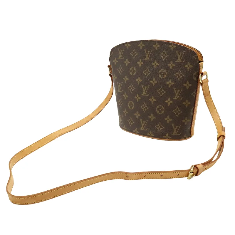 Louis Vuitton bags with premium stitching -LOUIS VUITTON Drouot Shoulder Bag