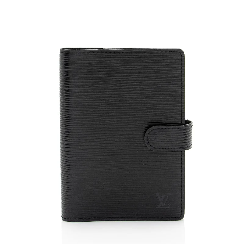 Louis Vuitton bags for modern elegance -Louis Vuitton Epi Leather Small Ring Agenda Cover (SHF-j6RZ8i)