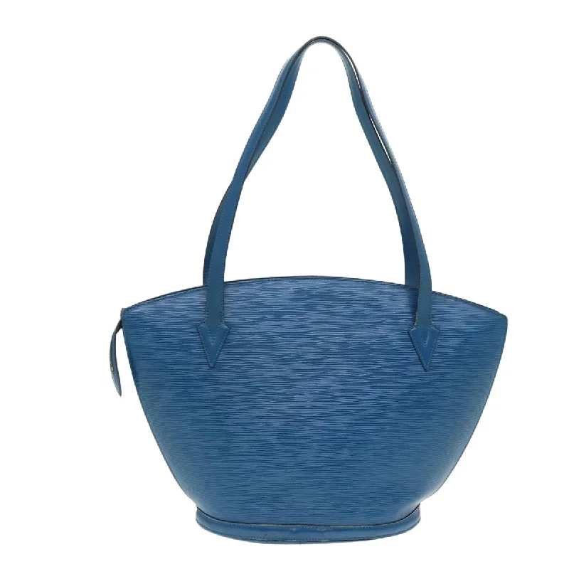 Louis Vuitton bags for formal events -LOUIS VUITTON Epi Saint Jacques Shopping Shoulder Bag Blue M52275 bs17182