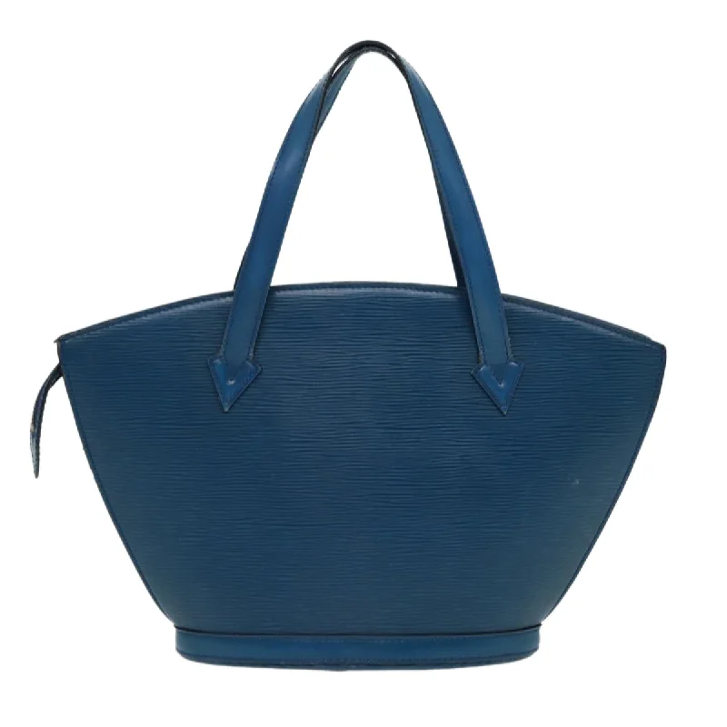 Louis Vuitton bags with exclusive patterns -LOUIS VUITTON Epi Saint Jacques Shoulder Bag Blue M52275 LV th5188