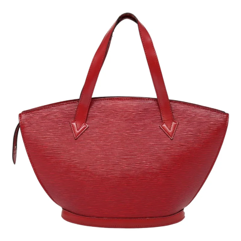 Louis Vuitton bags for seasonal fashion -LOUIS VUITTON Epi Saint Jacques Shoulder Bag Red M52277 LV 86602