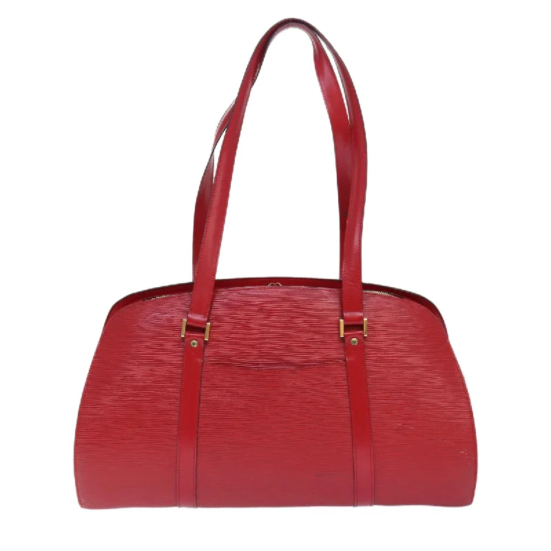 Louis Vuitton handbags for timeless accessories -LOUIS VUITTON Epi Solferino Shoulder Bag Red M42867 LV 86070