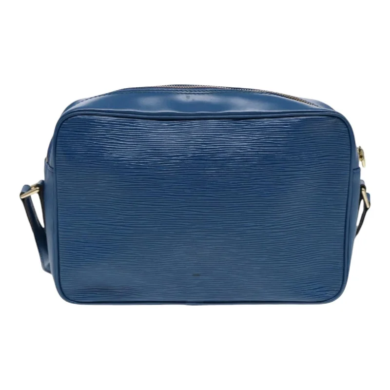 Louis Vuitton bags with sophisticated structure -LOUIS VUITTON Epi Trocadero 27 Shoulder Bag Blue M52315 LV 86816