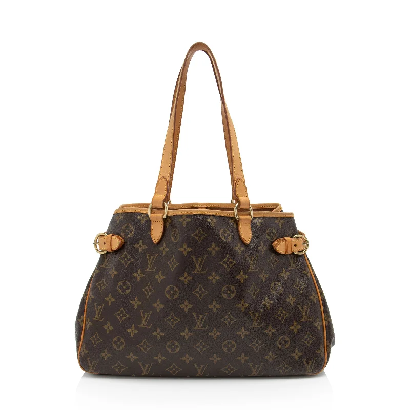 Louis Vuitton handbags with luxury finishes -Louis Vuitton Monogram Canvas Batignolles Horizontal Tote (SHF-em9G9h)