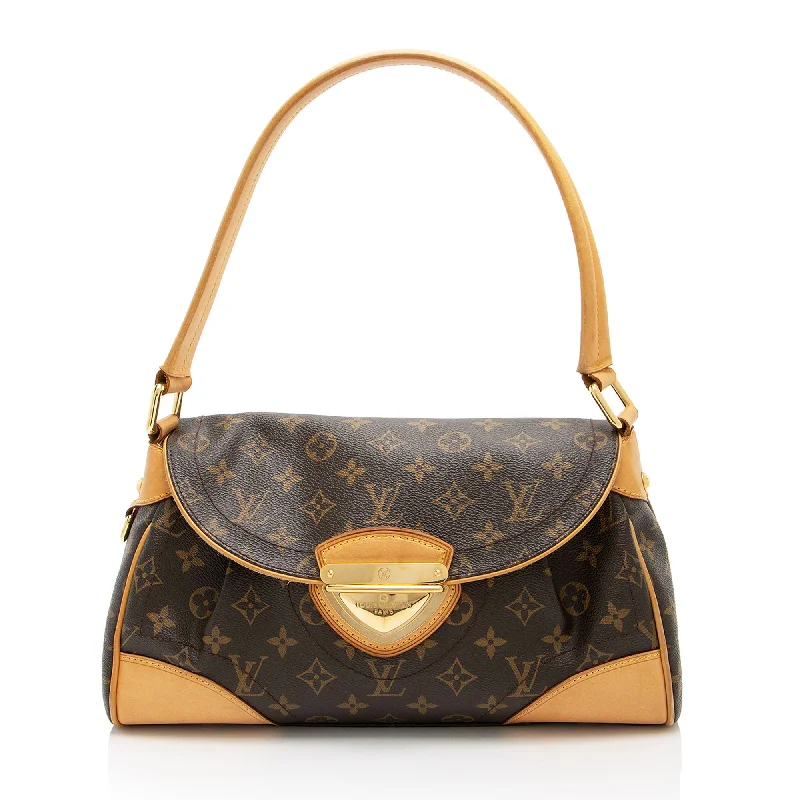 Louis Vuitton bags with minimalistic style -Louis Vuitton Monogram Canvas Beverly MM Shoulder Bag (SHF-NNo5Uz)