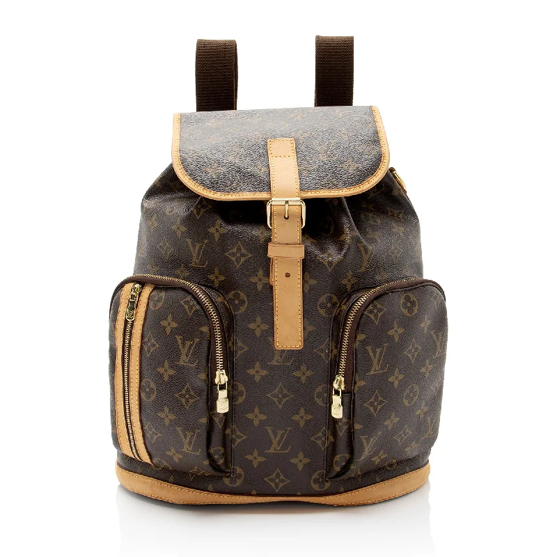 Louis Vuitton handbags with fashion-forward designs -Louis Vuitton Monogram Canvas Bosphore Backpack (SHF-FssyFj)