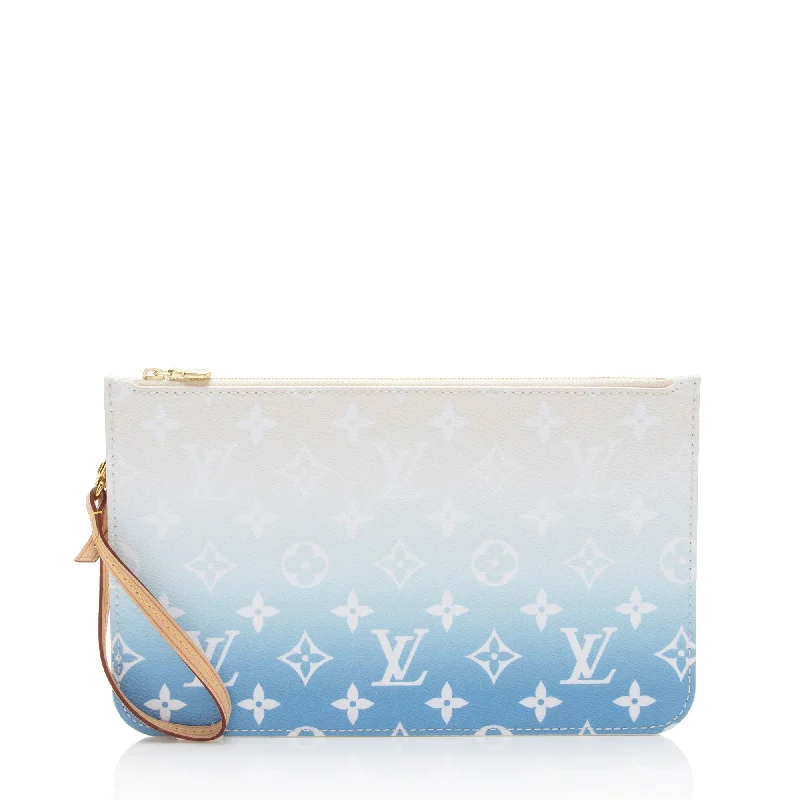 Louis Vuitton bags for timeless fashion -Louis Vuitton Monogram Canvas By The Pool Neverfull MM Pochette (SHF-p2xXzX)