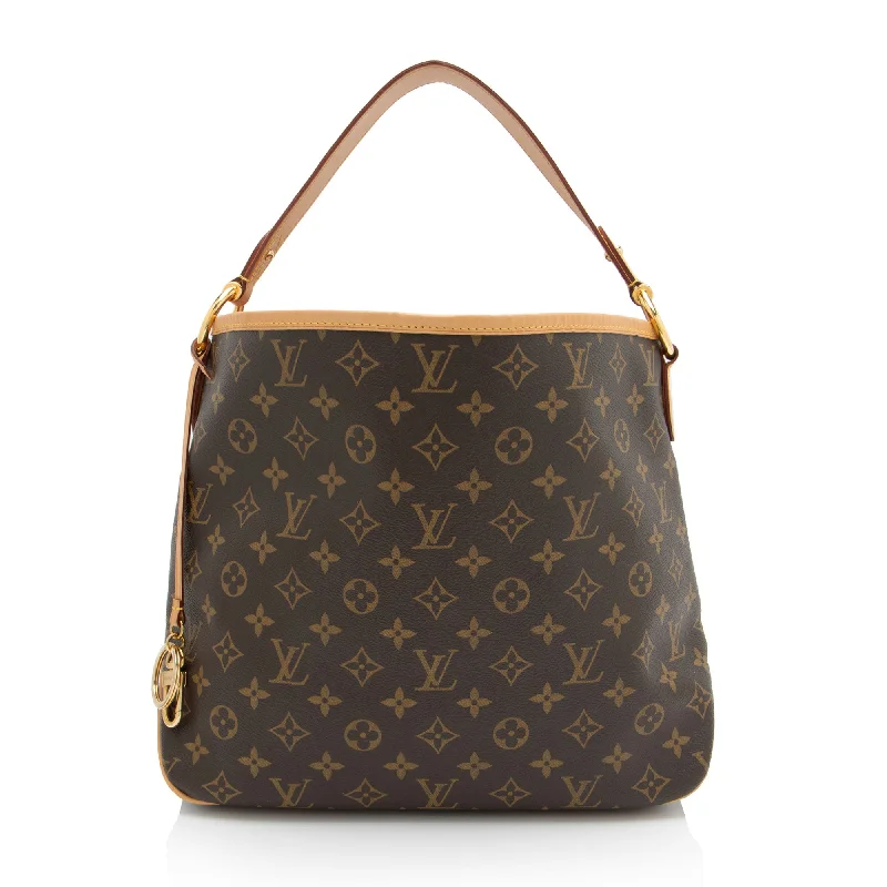 Louis Vuitton bags with iconic leather accents -Louis Vuitton Monogram Canvas Delightful PM Shoulder Bag (SHF-g7x1MM)