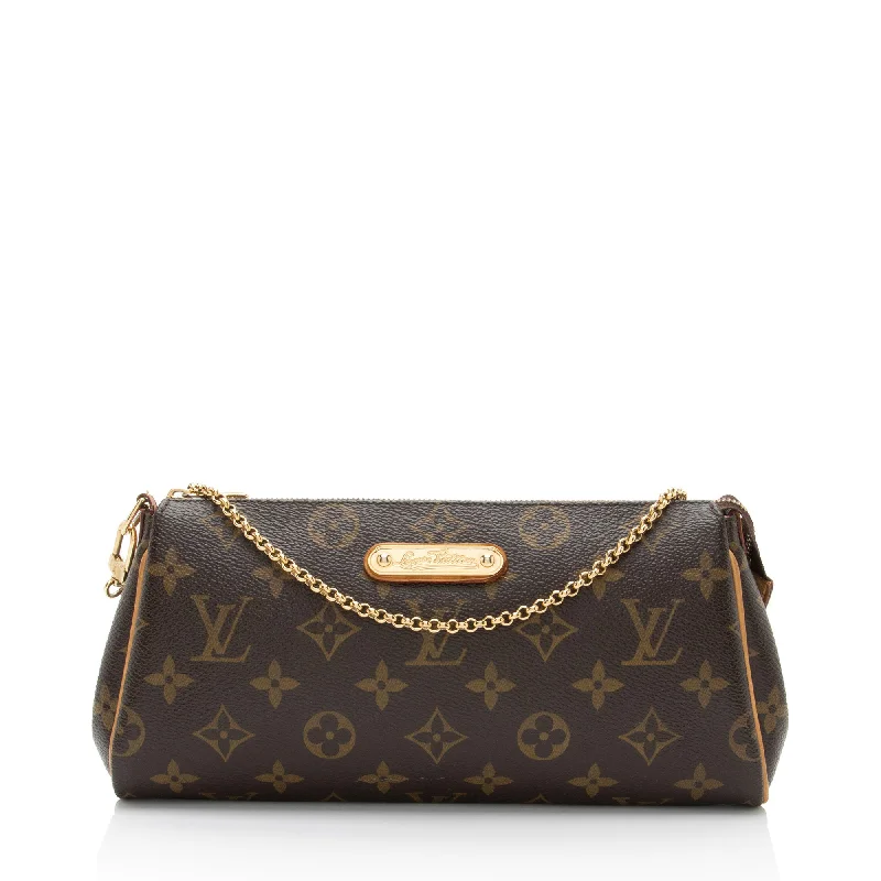 Louis Vuitton luxury handbags with unique patterns -Louis Vuitton Monogram Canvas Eva Clutch (SHF-y3x30J)