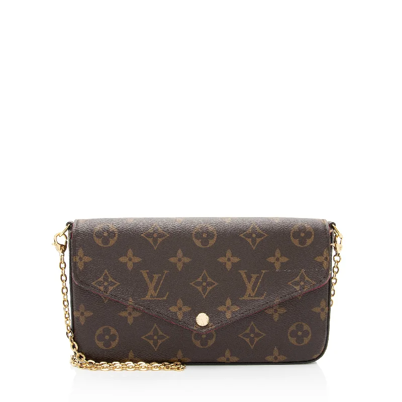 Louis Vuitton handbags with fashion-forward designs -Louis Vuitton Monogram Canvas Felicie Pochette (SHF-VkINgd)