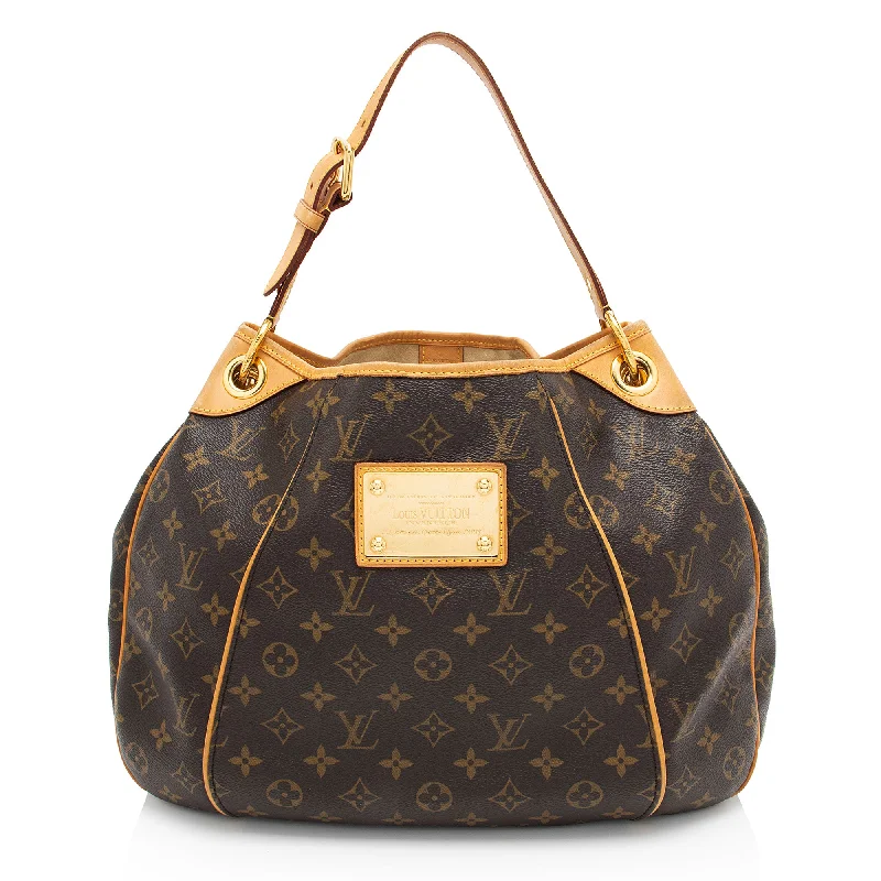 Louis Vuitton bags with sophisticated structure -Louis Vuitton Monogram Canvas Galliera PM Shoulder Bag (SHF-9gP1Rm)