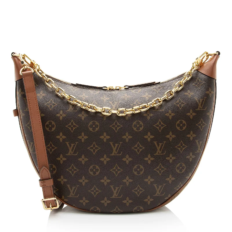 Louis Vuitton bags for exclusive shopping -Louis Vuitton Monogram Canvas Loop Hobo (SHF-bIR43v)