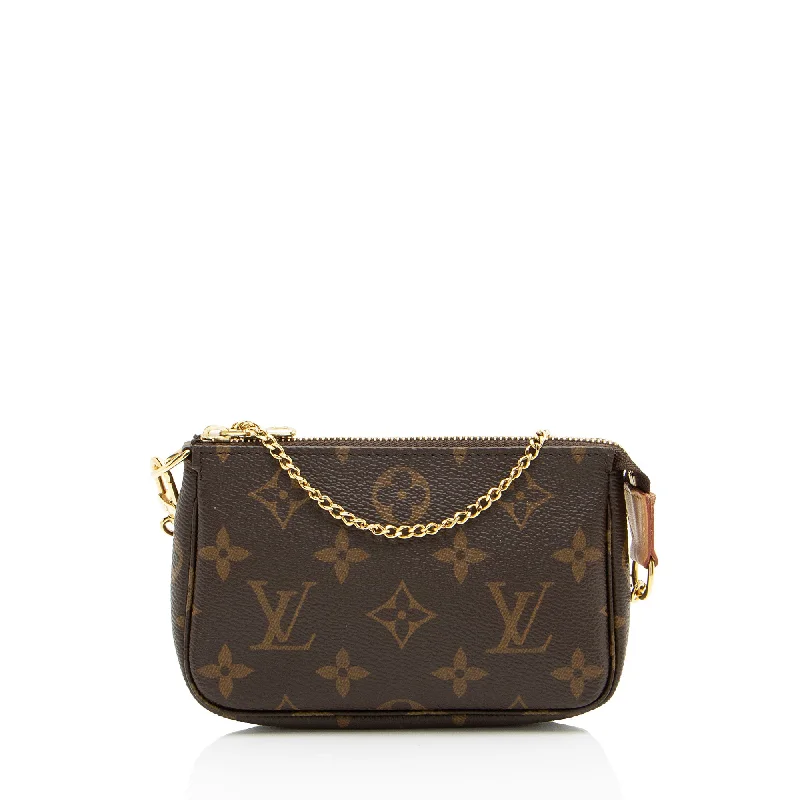 Louis Vuitton luxury handbags for sophisticated style -Louis Vuitton Monogram Canvas Mini Pochette Accessoires (SHF-9bHcIk)