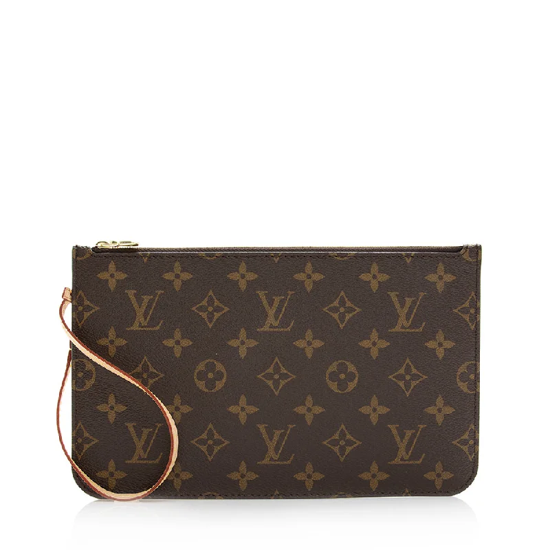 Louis Vuitton handbags with timeless appeal -Louis Vuitton Monogram Canvas Neverfull GM Pochette (SHF-20619)