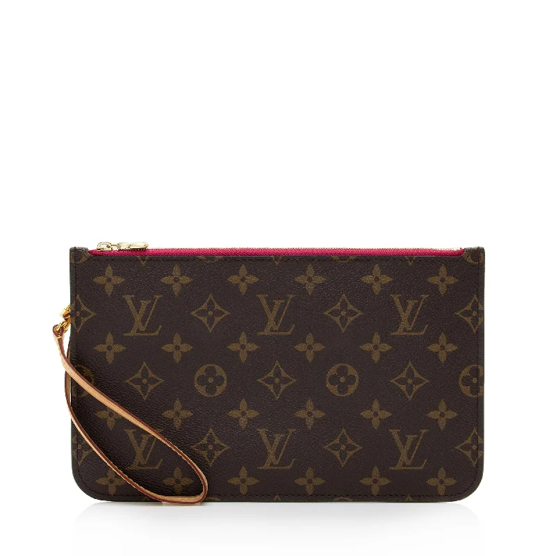 Louis Vuitton handbags for stylish outfits -Louis Vuitton Monogram Canvas Neverfull GM Pochette (SHF-DeDVCl)