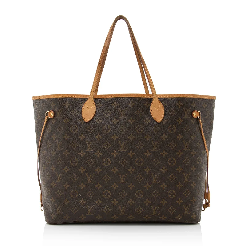 Louis Vuitton handbags with chic leather finishes -Louis Vuitton Monogram Canvas Neverfull GM Tote (SHF-22159)