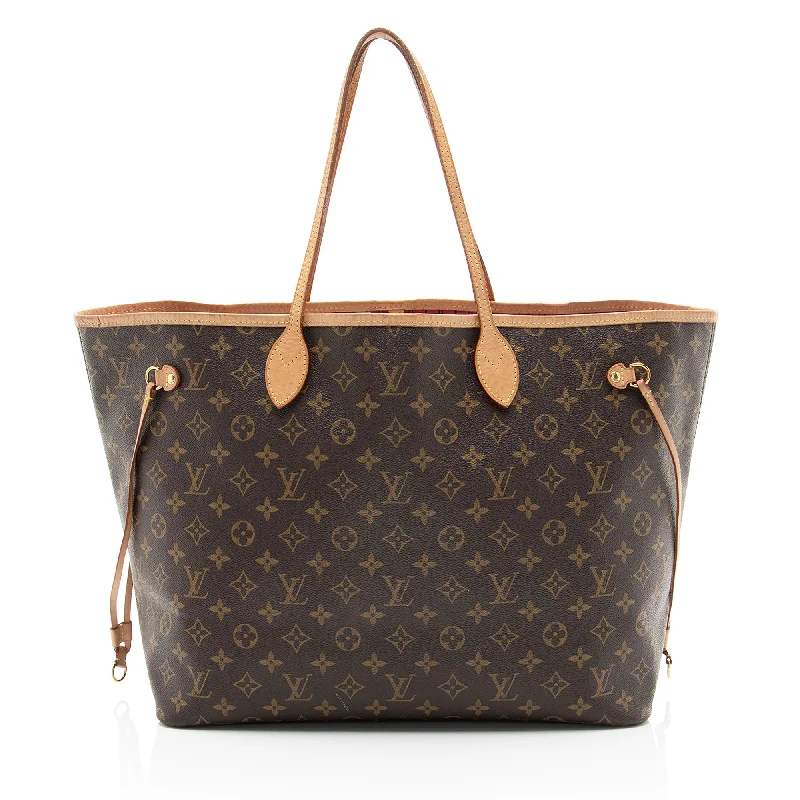 Louis Vuitton bags for seasonal fashion -Louis Vuitton Monogram Canvas Neverfull GM Tote (SHF-O1LW0Q)