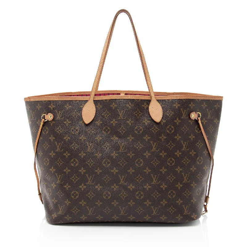 Louis Vuitton bags with luxurious detailing -Louis Vuitton Monogram Canvas Neverfull GM Tote (SHF-t1XWDN)