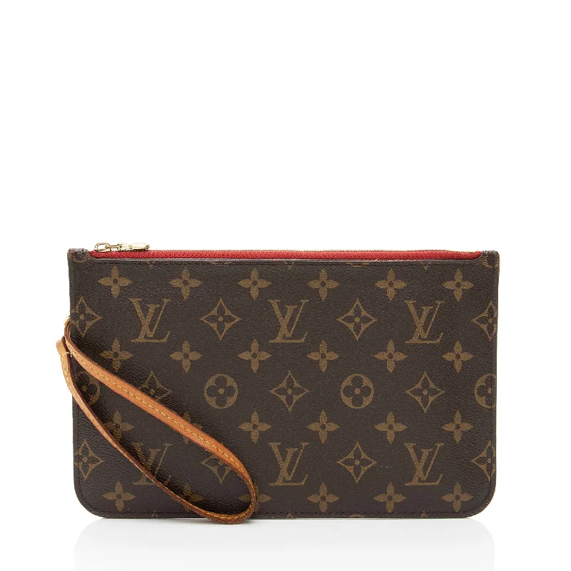 Louis Vuitton bags for fashion lovers -Louis Vuitton Monogram Canvas Neverfull MM Pochette (SHF-dsRloo)