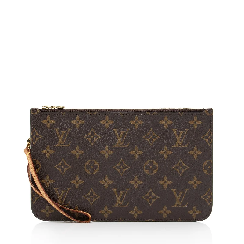 Louis Vuitton bags for the luxury shopper -Louis Vuitton Monogram Canvas Neverfull MM Pochette (SHF-qan9t6)